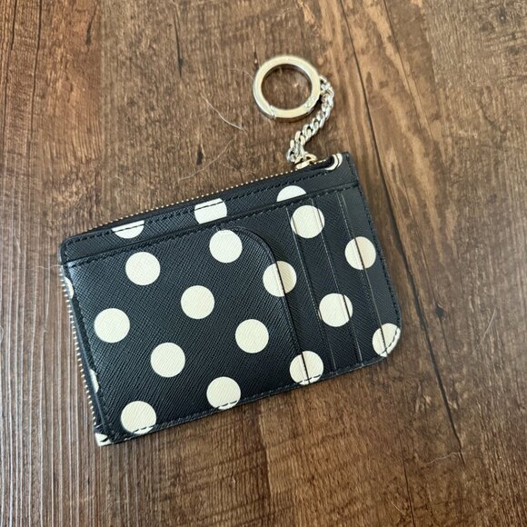 Kate Spade Black and White Keychain Wallet - Picture 3 of 3